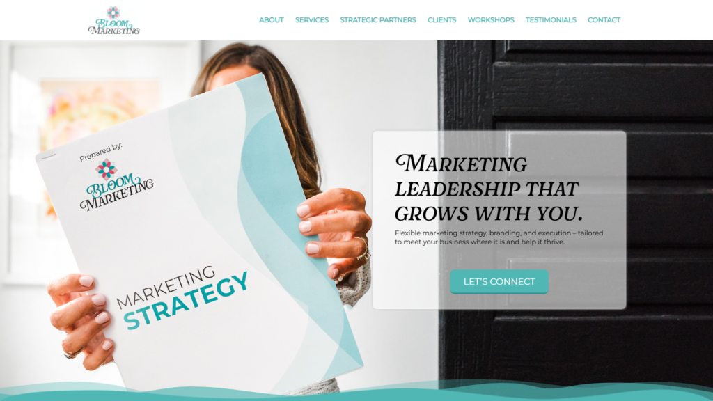 Bloom Marketing screenshot